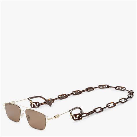 fendi crystal f sunglasses|fendi sunglasses chain.